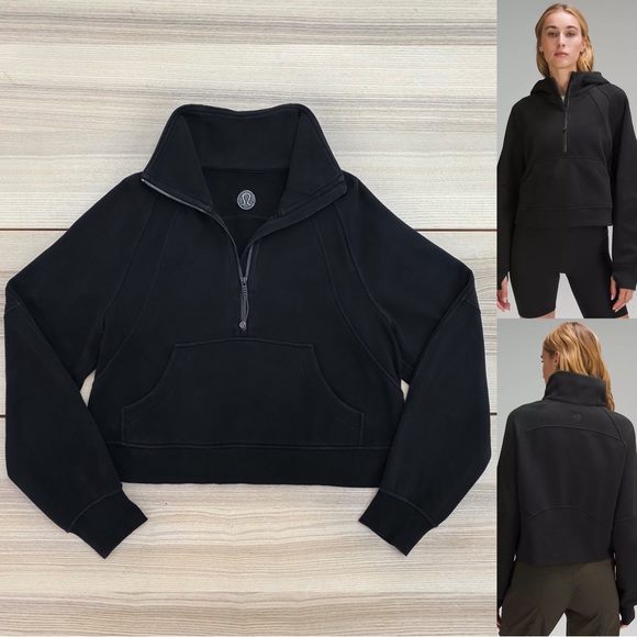 lululemon athletica Tops - Lululemon Scuba Oversized Funnel Neck Half Zip | Size XS/S